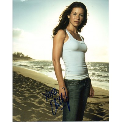 Evangeline Lilly autograph (Lost)