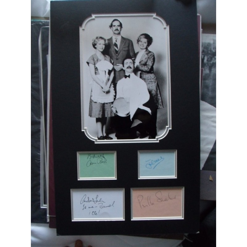 Fawlty Towers starring cast autograph