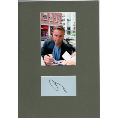 Gary Barlow autograph 1 (Take That; The X Factor)