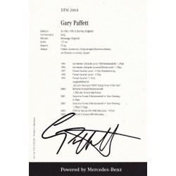 Gary Paffett autograph