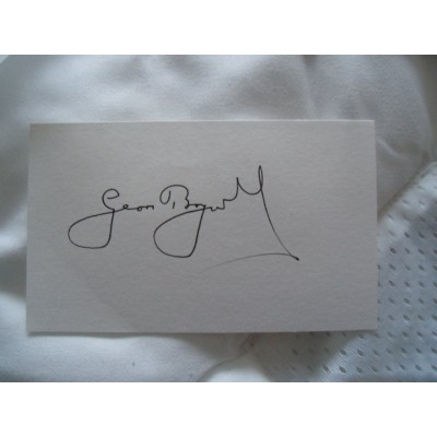Geoffrey Boycott autograph