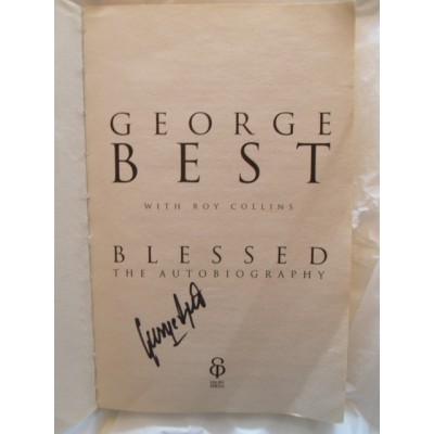 George Best Signed Book