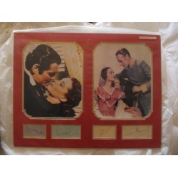 Gone With the Wind main cast autograph