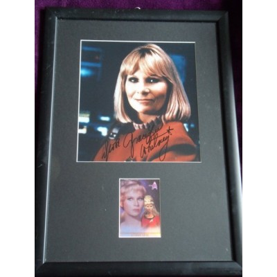 Grace Lee Whitney Framed autograph (Star Trek)