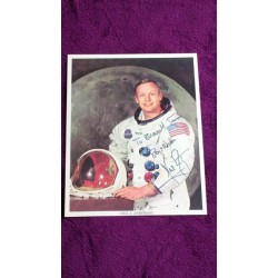 Neil Armstrong dedicated autograph