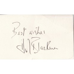 Honor Blackman autograph