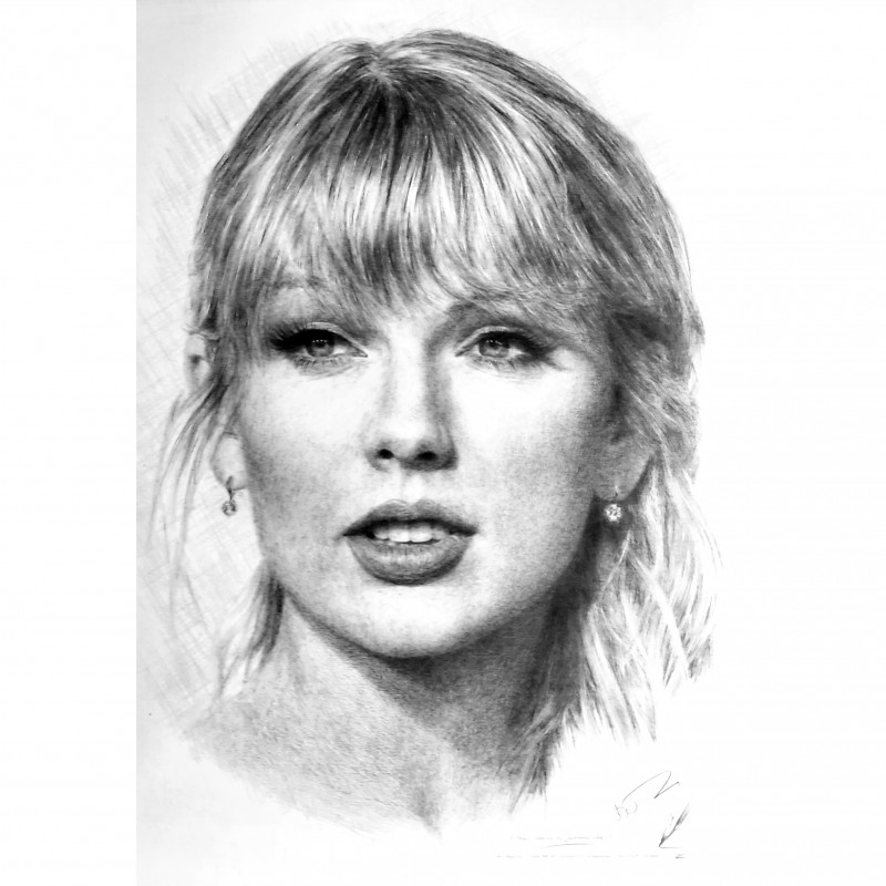 taylor swift Drawing by mithila kumanjana  Saatchi Art