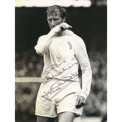 Jack Charlton dedicated autograph (Leeds; England)