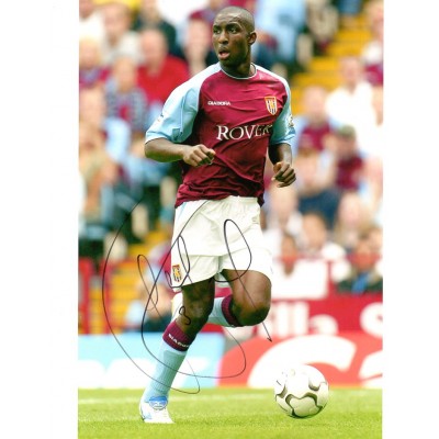 Jlloyd Samuel autograph (Aston Villa)