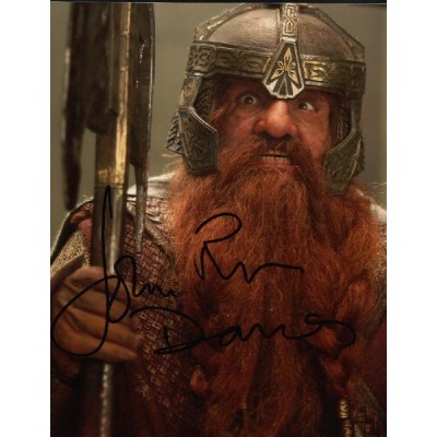 John Rhys-Davies autograph 1 (The Lord of the Rings)