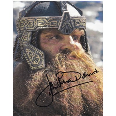 John Rhys-Davies autograph 2 (The Lord of the Rings)