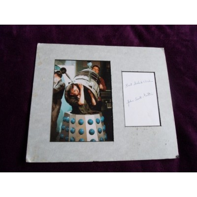 John Scott Martin autograph (Doctor Who)