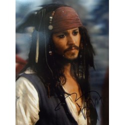 Johnny Depp autograph 1 (Pirates of the Caribbean)