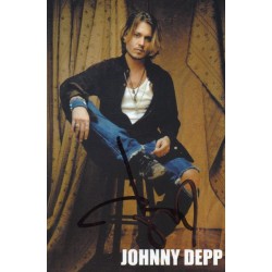 Johnny Depp autograph