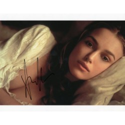 Keira Knightley autograph 2 (Pirates of the Caribbean)
