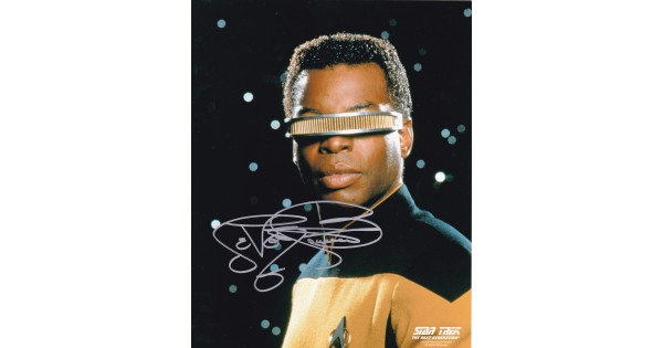LeVar Burton Star Trek autograph
