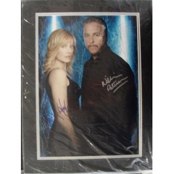 Marg Helgenberger and William Petersen autograph