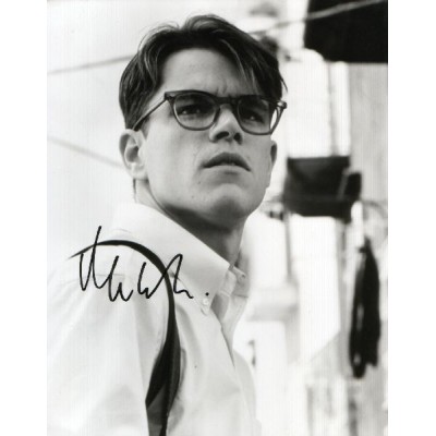 Matt Damon autograph (The Talented Mr Ripley)