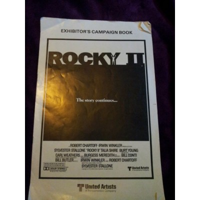 Rocky II Exhibitor's Campaign Book