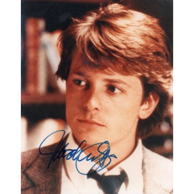 Michael J Fox autograph Back to the Future etc