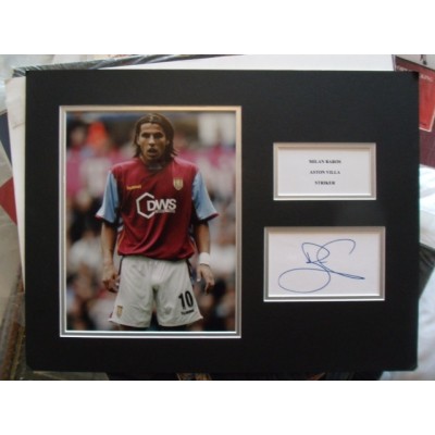 Milan Baros autograph (Aston Villa)