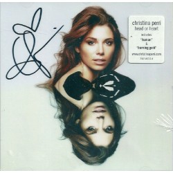 Christina Perri Signed CD Cover (Head or Heart - NO DISC)