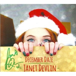 Janet Devlin Signed CD Cover December Daze - NO DISC (X-Factor)