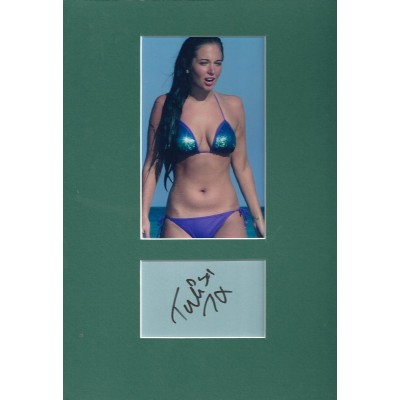 Tulisa autograph AFTAL (N-Dubz; The X Factor)
