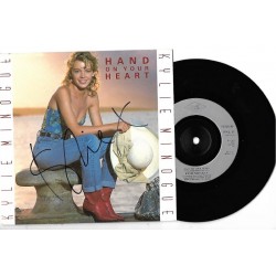 Kylie Minogue Signed Vinyl Record (Hand on Your Heart)