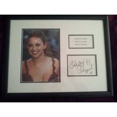 Charlotte Church autograph