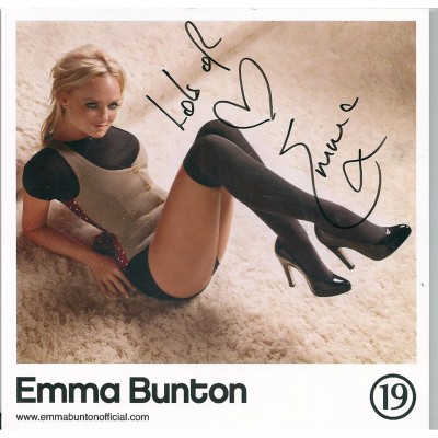 Emma Bunton autograph (Spice Girls)
