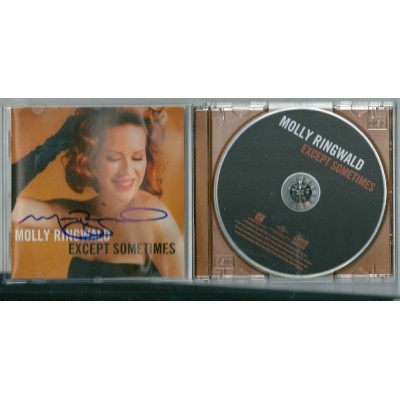 Molly Ringwald Signed Album w/ Disc (Except Sometimes)