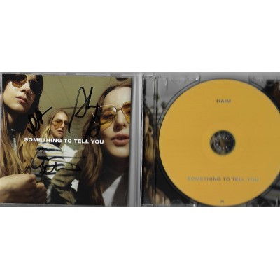 Haim Signed Album (Something To Tell You)