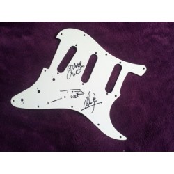 Wet Wet Wet Signed Guitar Faceplate w/ Guitar