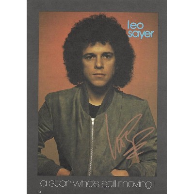 Leo Sayer autograph 2