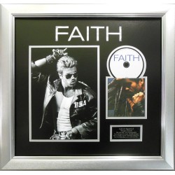 George Michael Signed Framed Album (Faith) (Installments available)