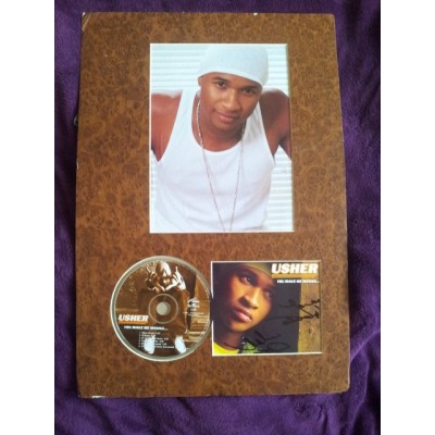 Usher autograph AFTAL