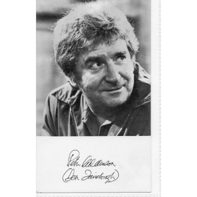 Peter Adamson autograph aka Len Fairclough Coronation Street