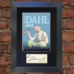 Roald Dahl Pre-Printed Autograph (The BFG)