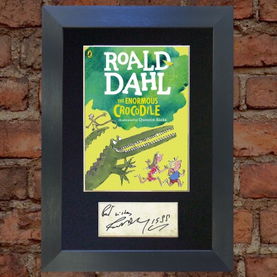 Roald Dahl Pre-Printed autograph (The Enormous Crocodile)
