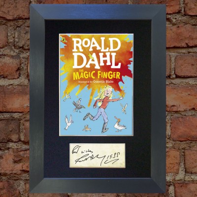 Roald Dahl Pre-Printed Autograph (The Magic Finger)