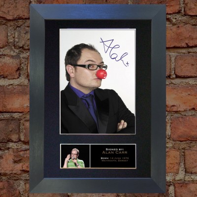 Alan Carr Pre-Printed Autograph