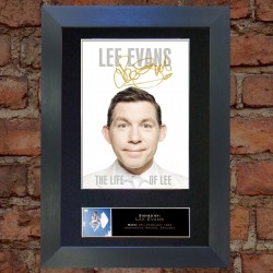 Lee Evans Pre-Printed Autograph