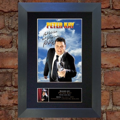 Peter Kay Pre-Printed Autograph (Phoenix Nights)