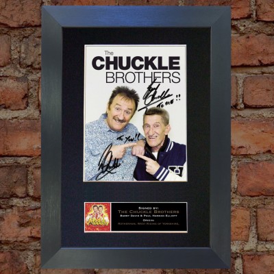 The Chuckle Brothers Pre-Printed Autograph 1 (ChuckleVision)