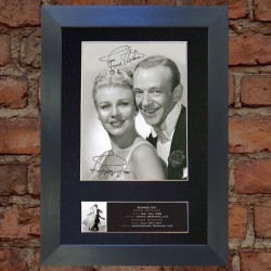 Fred Astaire and Ginger Rogers Pre-Printed Autograph