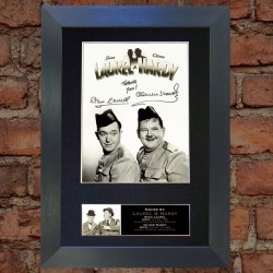 Laurel and Hardy Pre-Printed Autograph 2