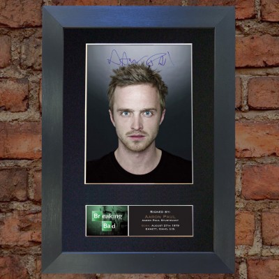 Aaron Paul Pre-Printed autograph (Breaking Bad)