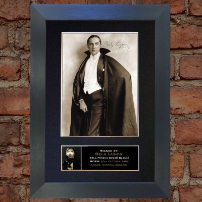 Bela Lugosi Pre-Printed Autograph (Dracula)