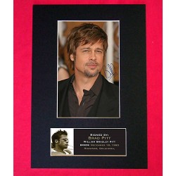 Brad Pitt Pre-Printed Autograph